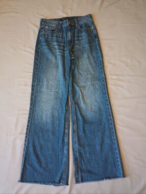 Aeropostale High Rise Wide Leg Jeans